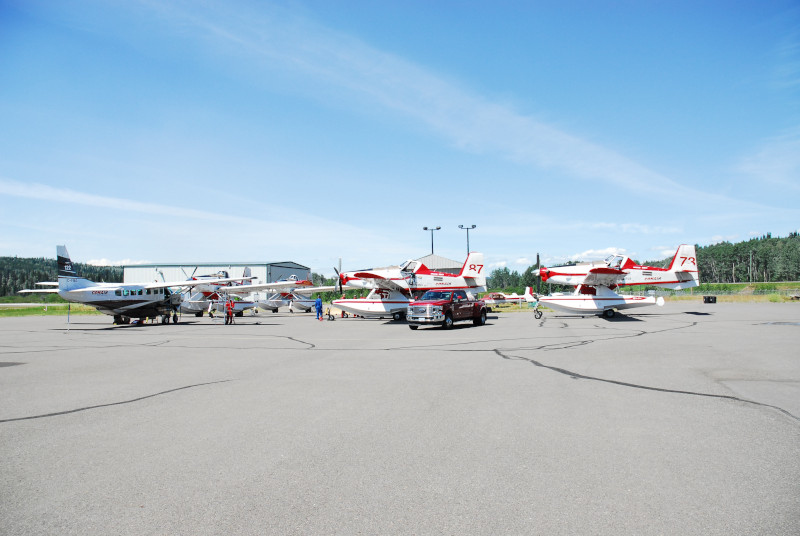 Fire Boss flight group on the tarmac
